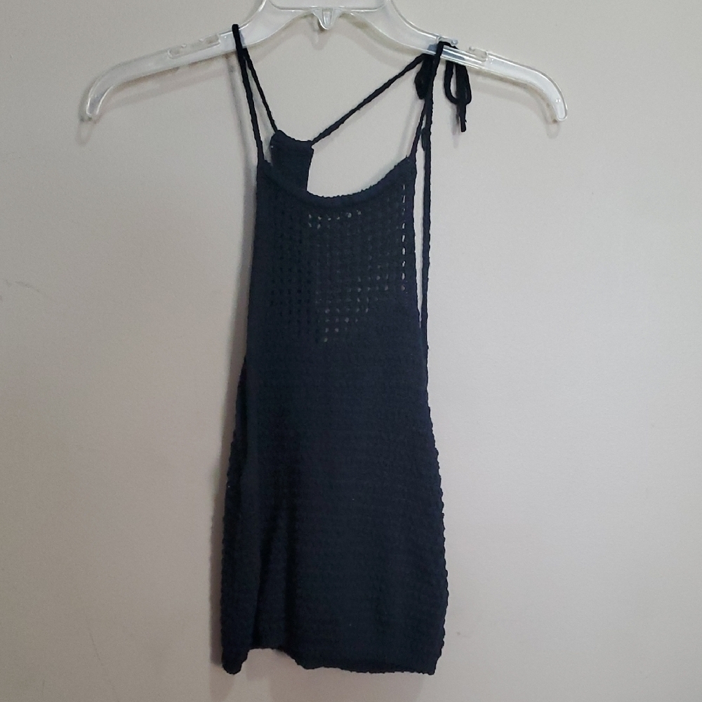 Hollister Black Knit Tank Top Size Medium